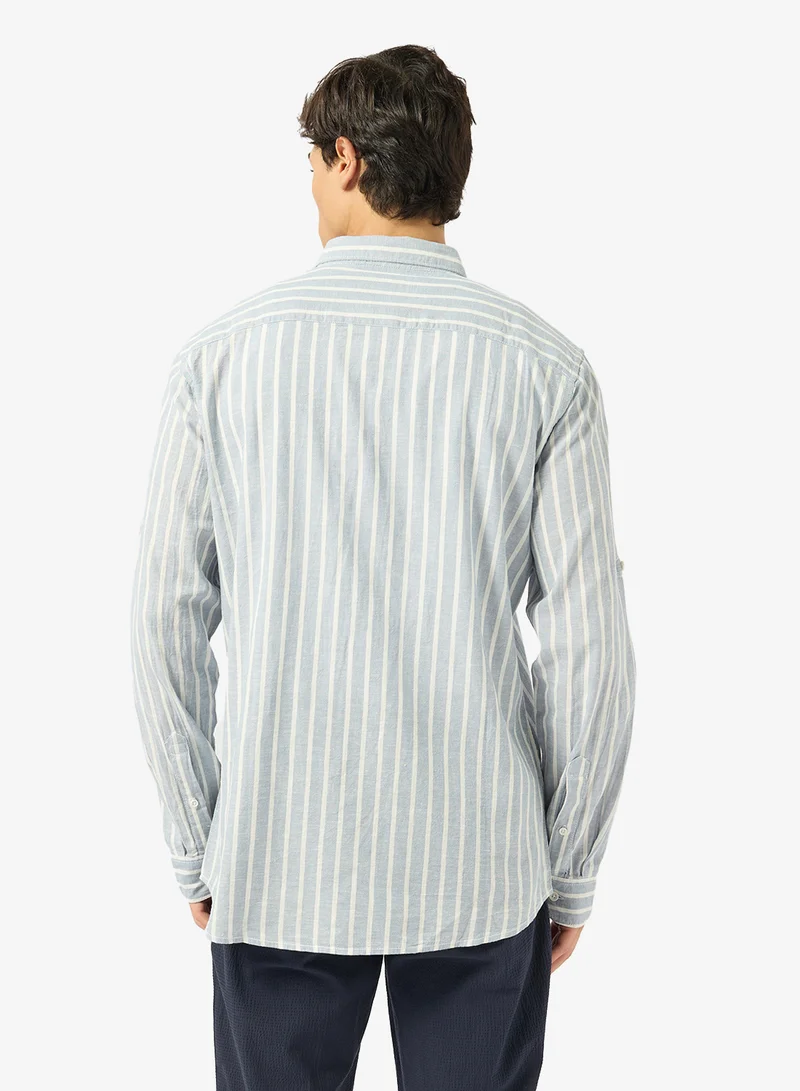 ريبلز مع نمشي Mens Cotton Half Sleeves Shirt